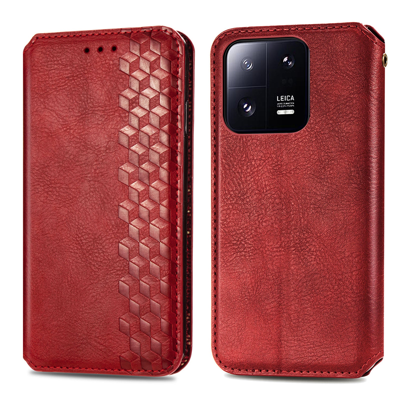 For Xiaomi 13 Pro 5G Rhombus Imprinted Wallet Phone Case PU Leather Stand Magnetic Auto Closing Cover For Xiaomi 13 Pro 5G Rhombus Imprinted Wallet Phone Case PU Leather Stand Magnetic Auto Closing Cover